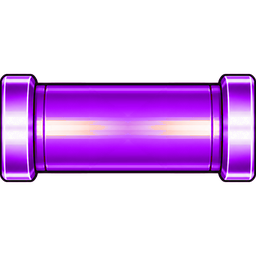 violettes Rohr