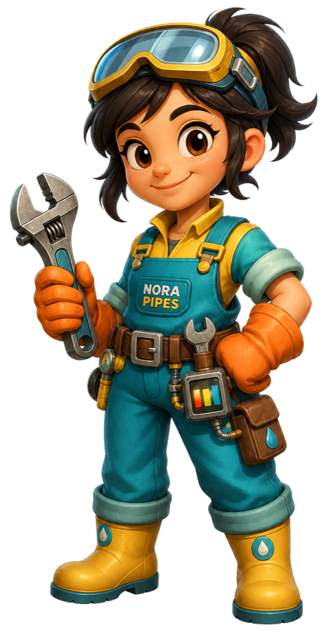 Nora, die Begleiterin durch die Welt von Pipeorama